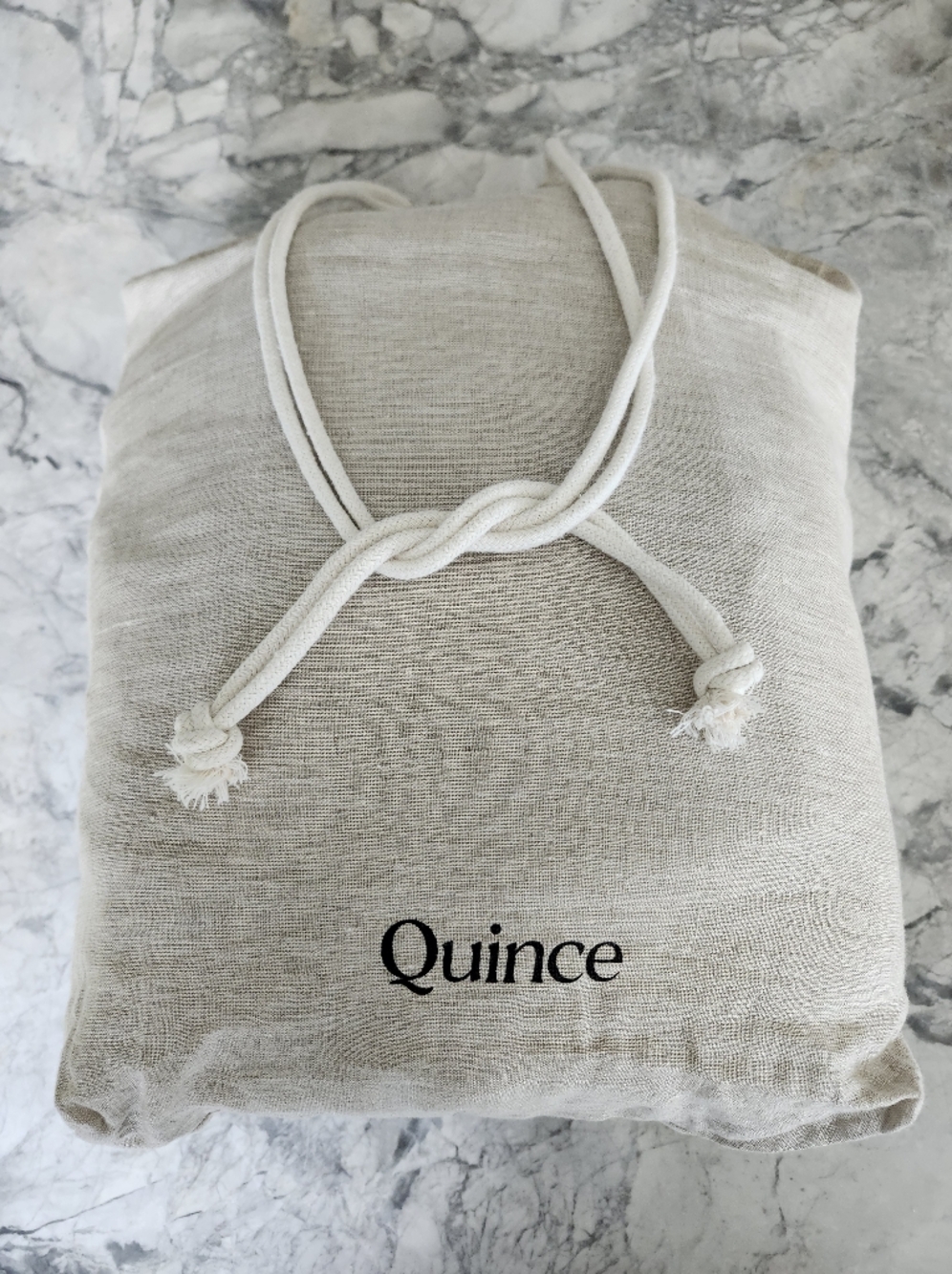 Quince Linen Duvet Cover Set King Cal King Natural Chambray w 2 Shams NWT - Picture 7 of 8